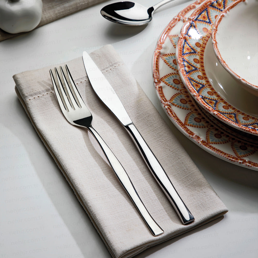 Beltn 24-Piece Cutlery Set | Premium 18/10 Stainless Steel | Made in Turkey