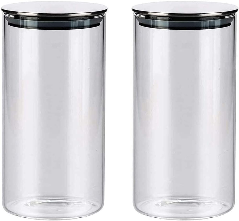 Neom 3 Large Food Glass Jars – طقم 3 برطمانات زجاجية كبيرة لحفظ الطعام