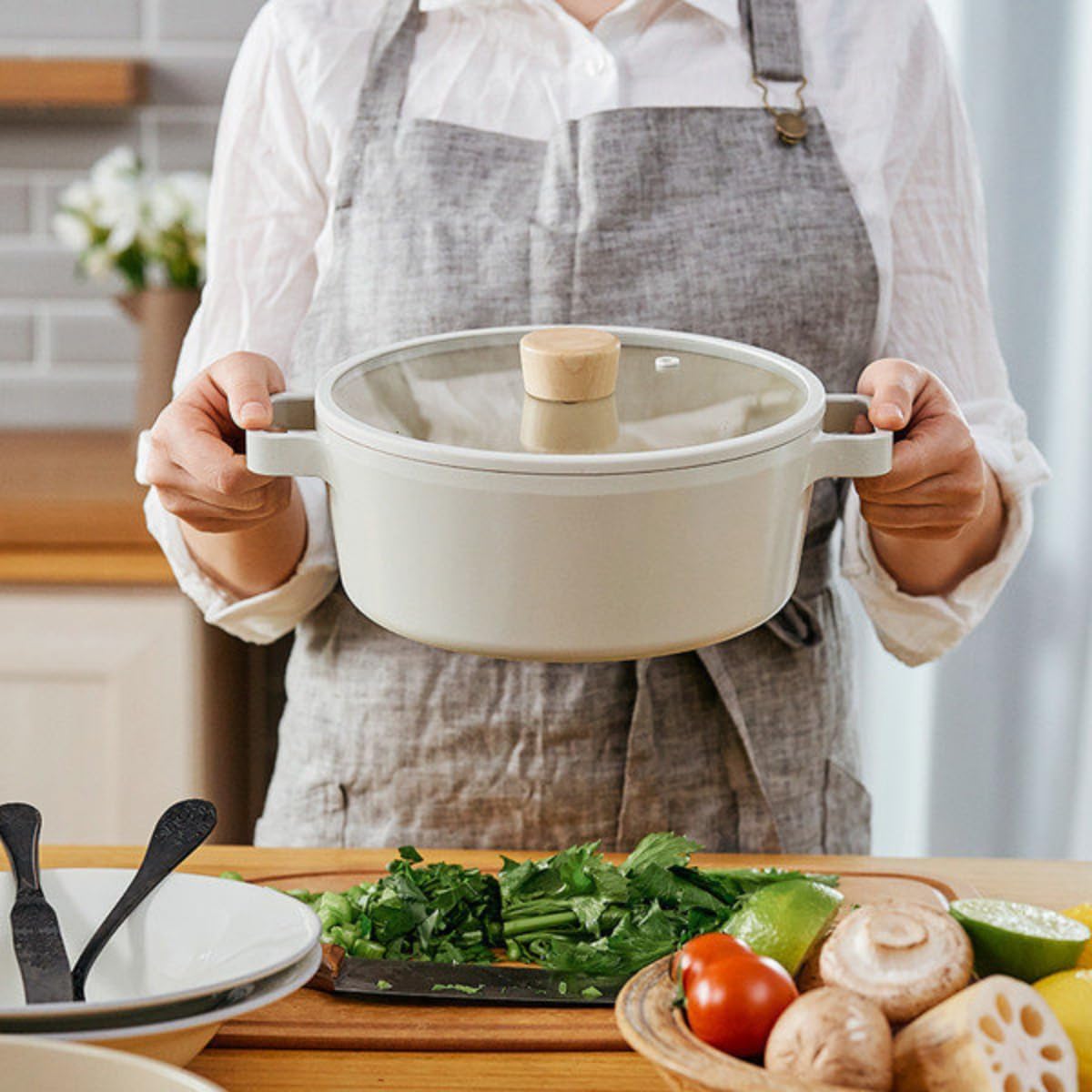 Moderna FIKA Cookware Set of 4 Pots and a Frypan