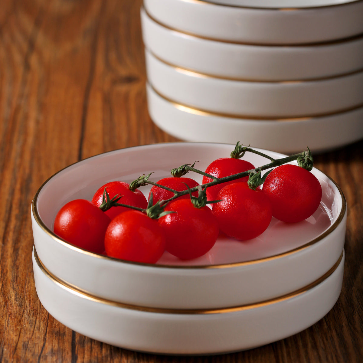 Tasali Porcelain Plates set of 6 – طقم أطباق بورسلين، 6 قطع