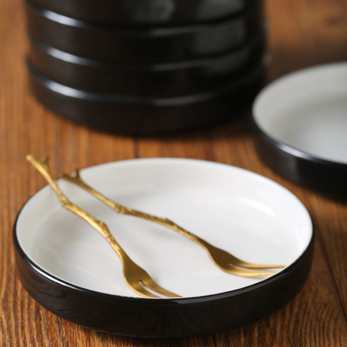 Tasali Porcelain Plates set of 6 – طقم أطباق بورسلين، 6 قطع