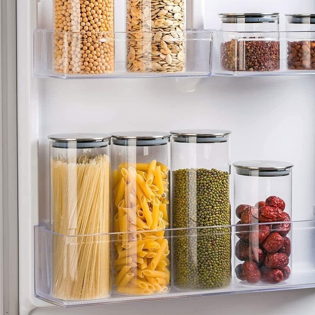 Neom 3 Large Food Glass Jars – طقم 3 برطمانات زجاجية كبيرة لحفظ الطعام