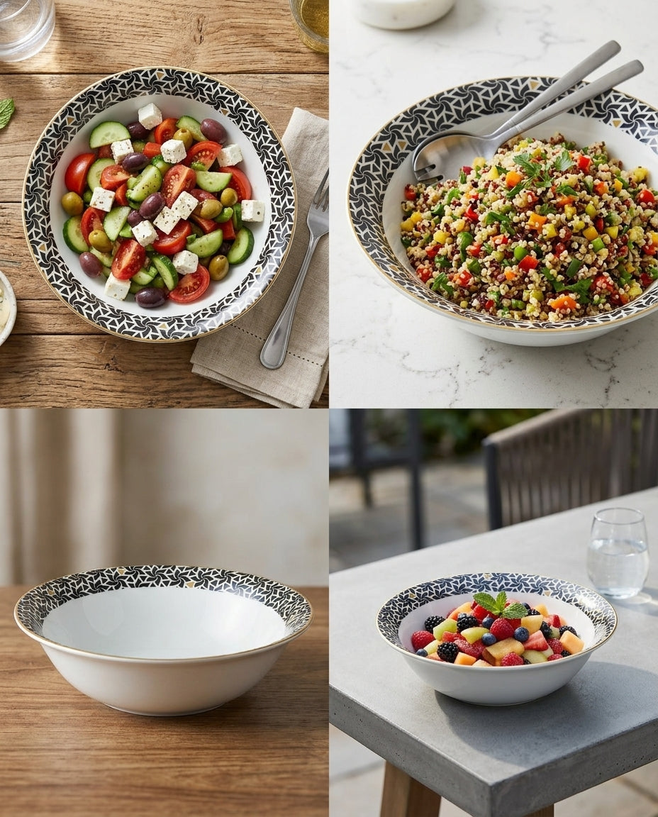 Biggo Salad Porcelain Bowl 25cm