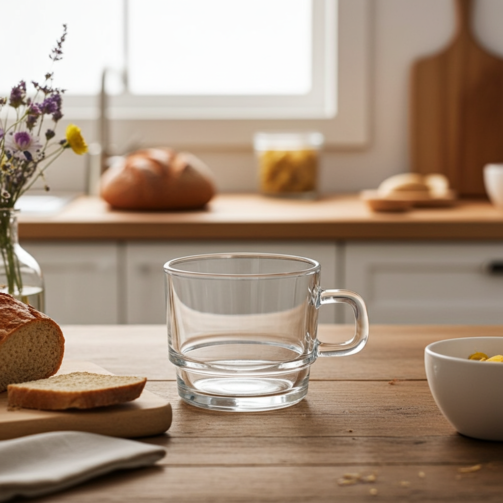 Neat 210ml Tea and Coffee Glass Cup set of 6