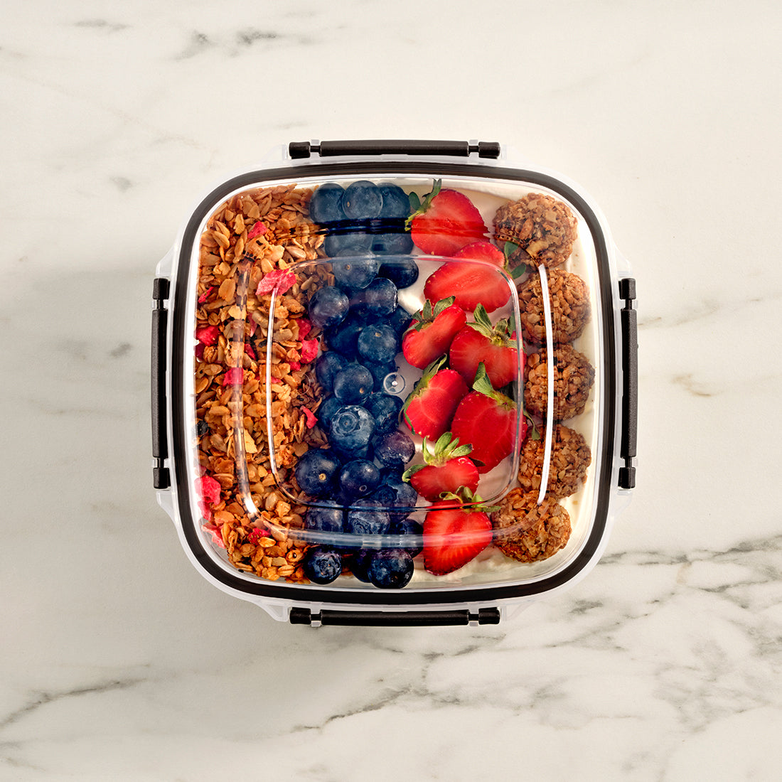 FreshCo Square Fridge Container 3 pc Set- Big – طقم علب ثلاجة مربعة، 3 قطع، حجم كبير