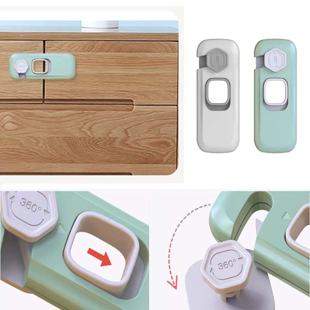 Wawa Refrigerator Lock Set of 2 – طقم قفل للثلاجة، قطعتان