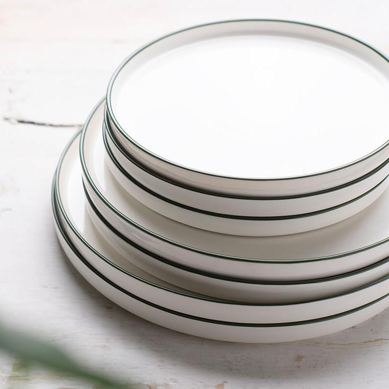 Ecoline 30 Plate Modern Porcelain Dinner Set – طقم عشاء بورسلين عصري، 30 طبقًا