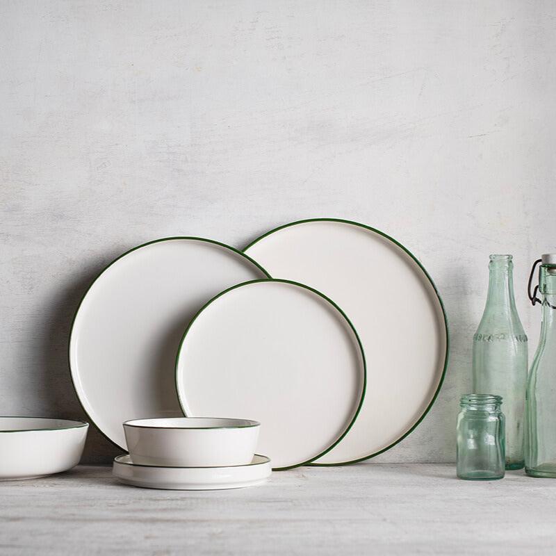Ecoline 30 Plate Modern Porcelain Dinner Set – طقم عشاء بورسلين عصري، 30 طبقًا