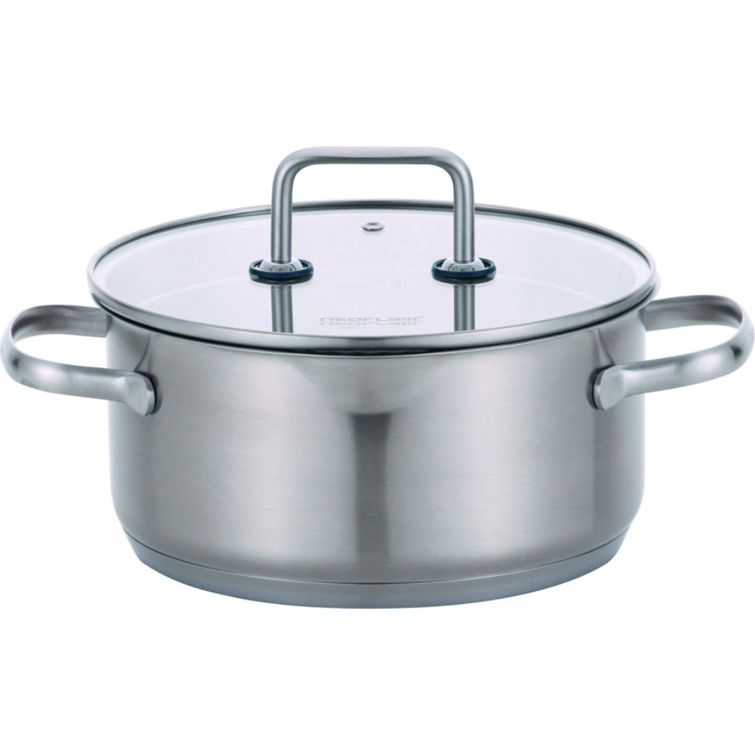 Baba Stainless Steel Pot set of 3 posts, 1 frying pan and 1 sauce pan