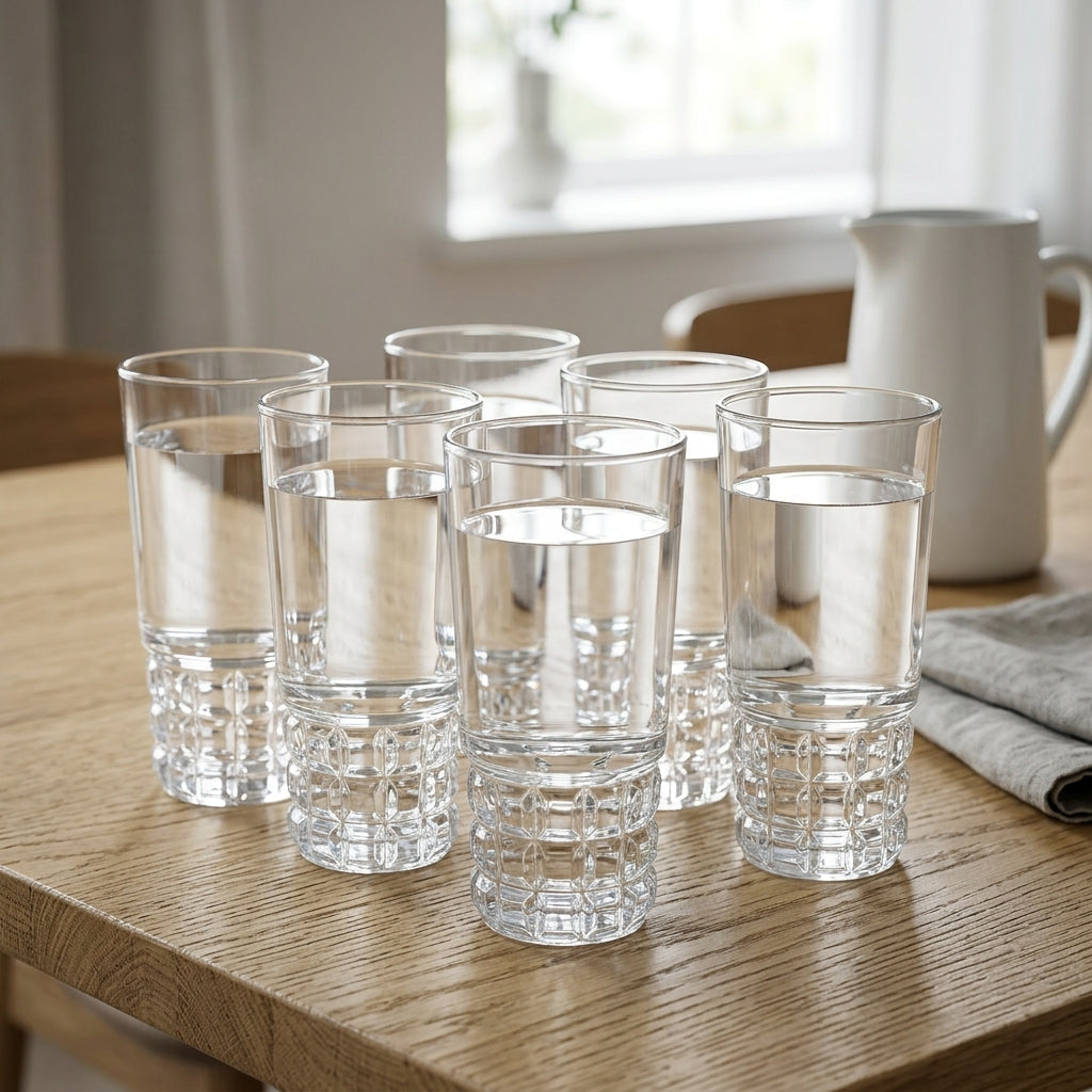 Quadro Highball Glass Set of 6
