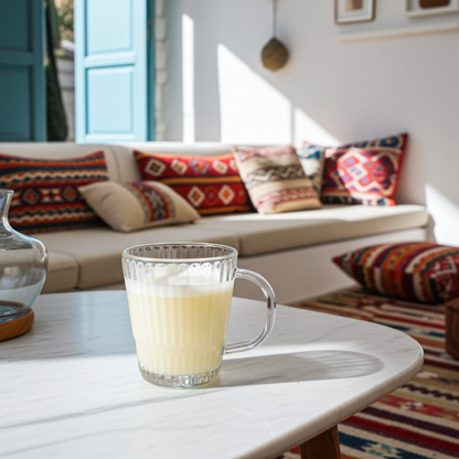 Stripup Glass Mug Set of 6