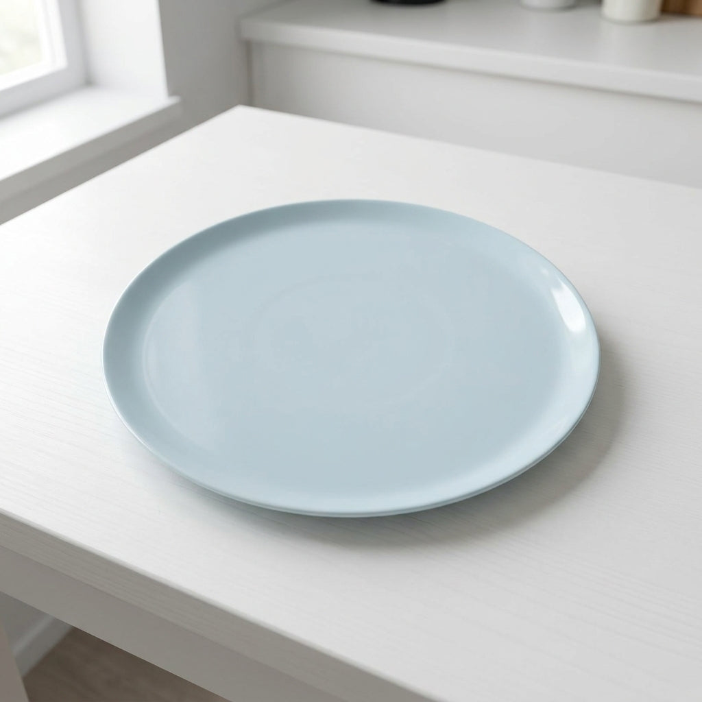 Litblu 6 Porcelain Plate set | Dinner or Steak plate 27 cm