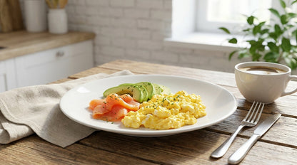 White 6 Porcelain Side Plates | Cake & Dessert Plates 21 cm