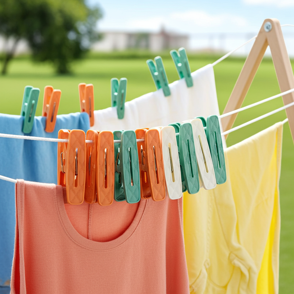 Huldit Cloth Clips Set of 16 Pieces