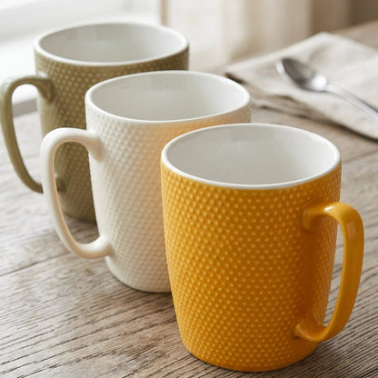 Munch Textured Mug Set for 3