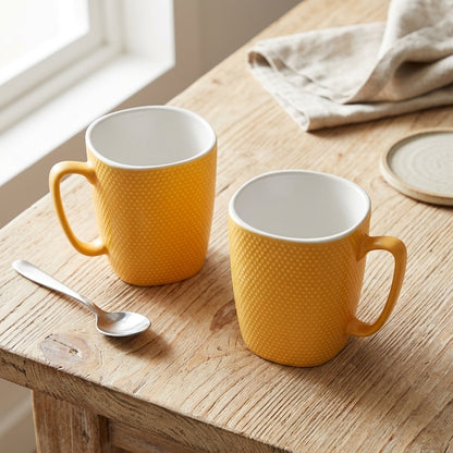 Munch Textured Mug Set for 2