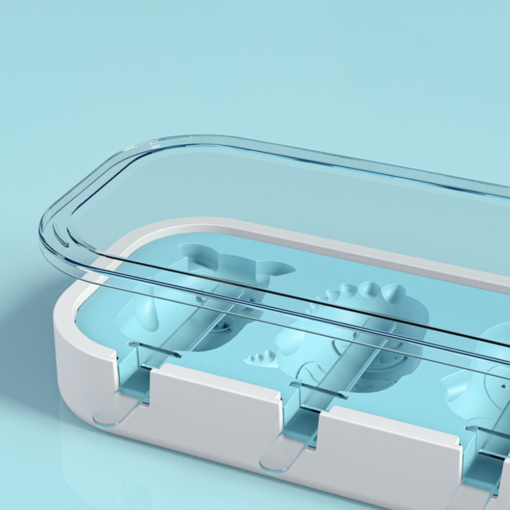 4-Pc Silicone Ice Cream Molds | BPA-Free Popsicle Makers for Homemade Treats | DIY Frozen Yogurt, Chocolate; Candy Molds