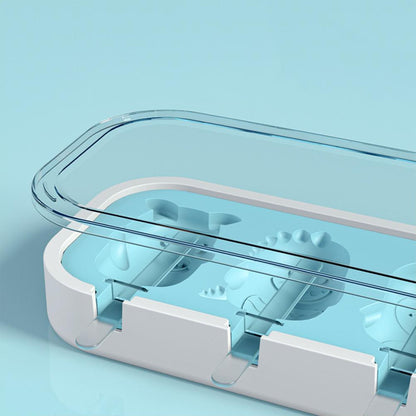 4-Pc Silicone Ice Cream Molds | BPA-Free Popsicle Makers for Homemade Treats | DIY Frozen Yogurt, Chocolate; Candy Molds