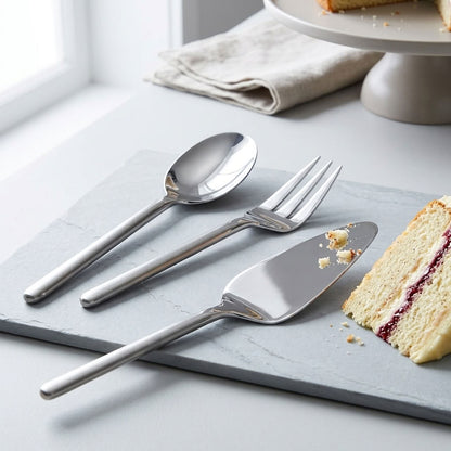 Sleek Stainless Steel 4-Piece Serving Utensil Set