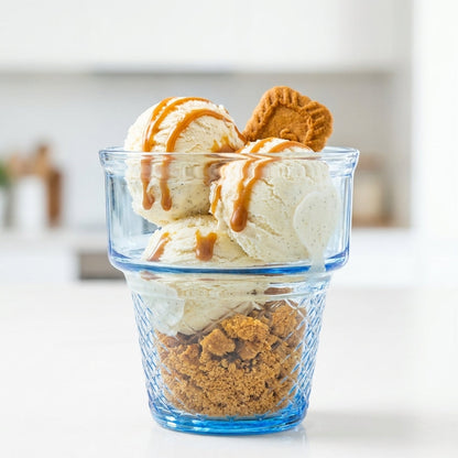 🍨 Elegant Glass Dessert Cups Set of 6 | Ice Cream, Fruit & Dessert Serving Bowls