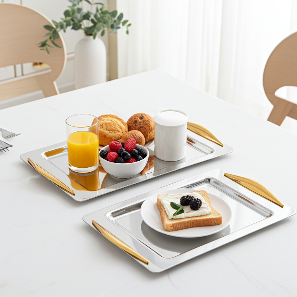 Guolt Tea Tray Set of 2