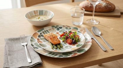 Verde Terra 24-Piece Porcelain Dinnerware Set