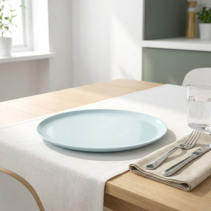 Litblu 6 Porcelain Plate set | Dinner or Steak plate 27 cm