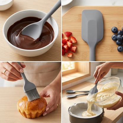 Forma Silicone 3pc Spatula Set - Gray