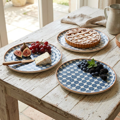 Floral Porcelain Platter – 32cm Elegant Serving Plate