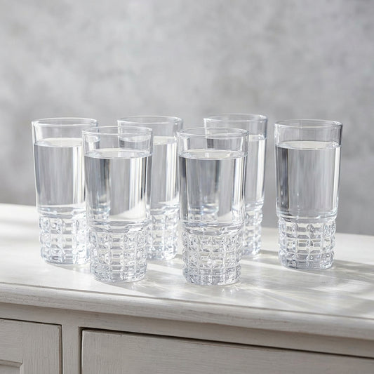 Quadro Highball Glass Set of 6