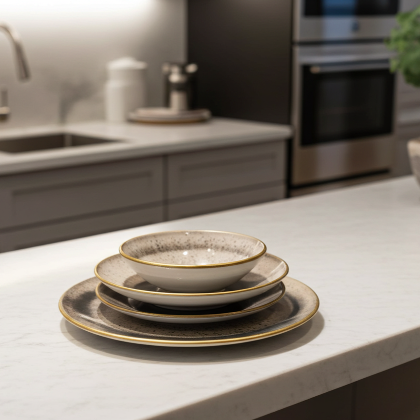 Turkink Dinner set 24 Porcelain Plates