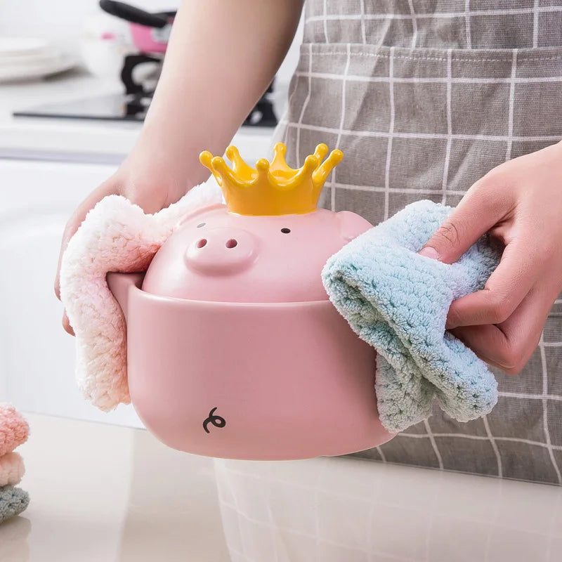 Hola Microfiber Kitchen Towels – 6 Pack Ultra-Absorbent Cleaning Cloths