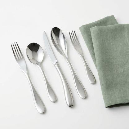Neatmix 18/10 Stainless Steel Cutlery Set | 30-Piece Flatware Set for 6 People| Made in Italy