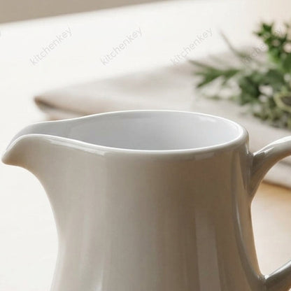 Elise Milk and Creamer Porcelain Pot  | Elegant for Tea & Coffee Serving