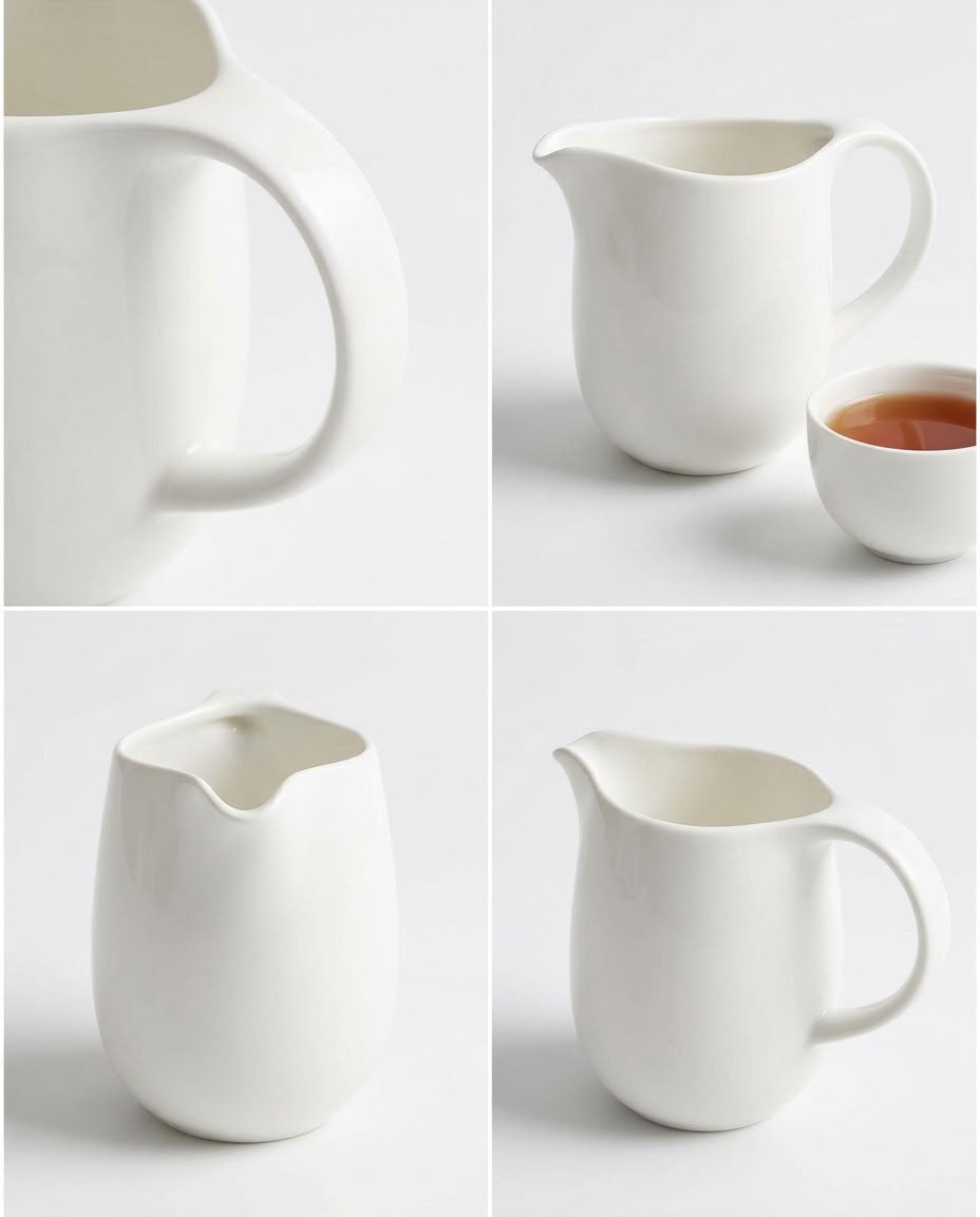 Cloud Pour — White 290 ml Serving Jug