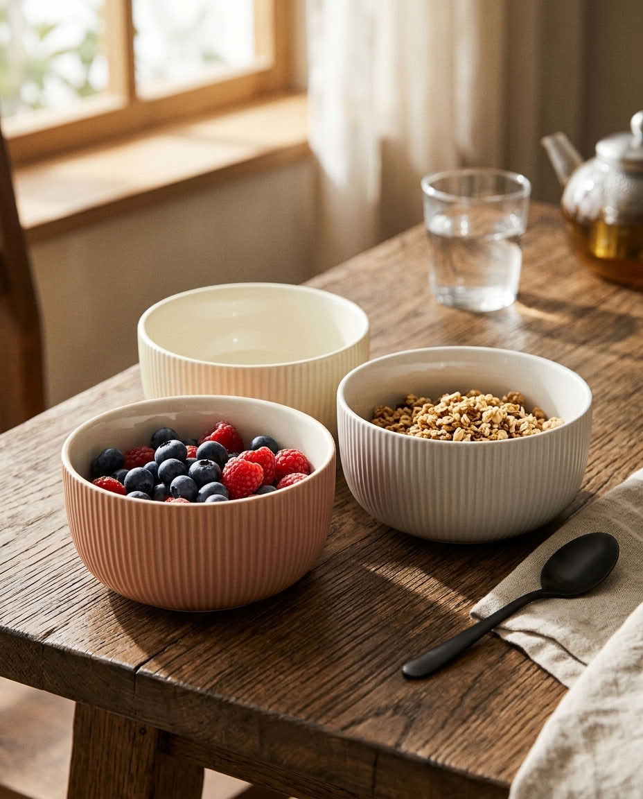Marchil Ceramic Bowls Set of 4 Pieces