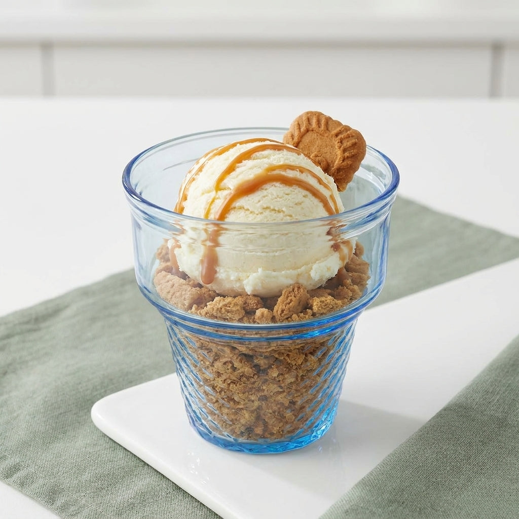 🍨 Elegant Glass Dessert Cups Set of 6 | Ice Cream, Fruit & Dessert Serving Bowls