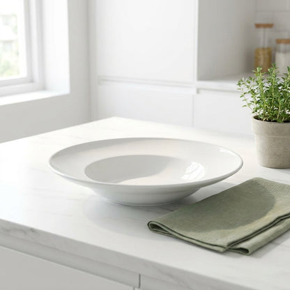 Wuma Porcelain Platter – 31cm Pasta & Salad Deep Plate