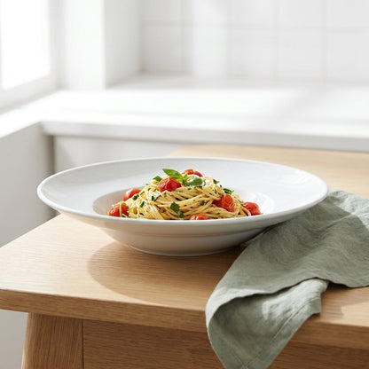 Wuma Porcelain Platter – 31cm Pasta & Salad Deep Plate