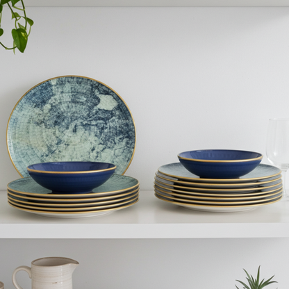 Turksea Dinner set 24 Porcelain Plates