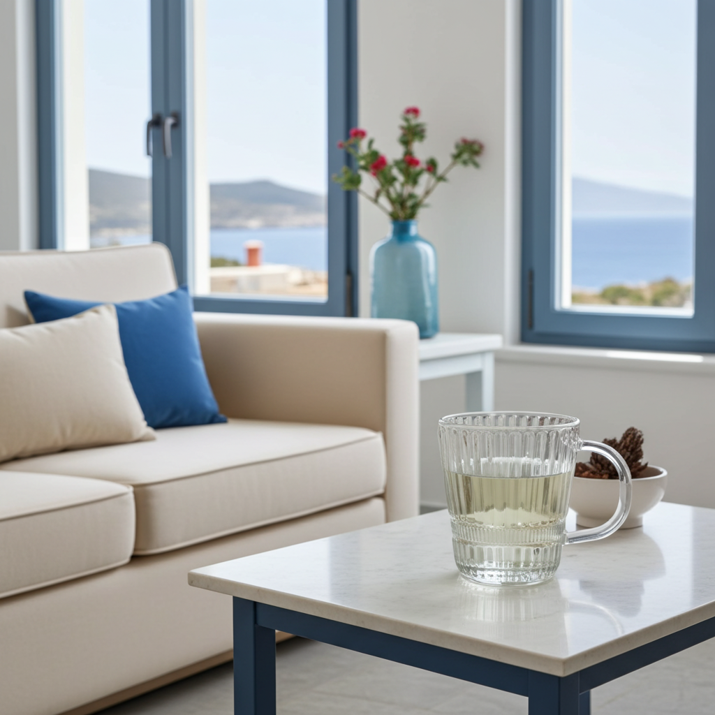 Stripup Glass Mug Set of 6