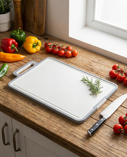 2-Way Double-Sided Cutting Board – Hygienic Non-Slip Kitchen Chopping Board