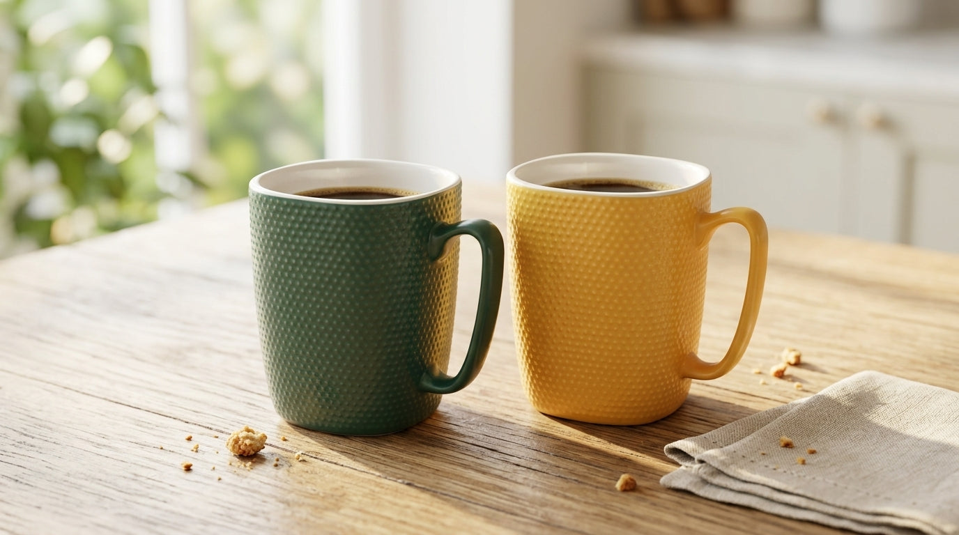 Munch Textured Mug Set for 2
