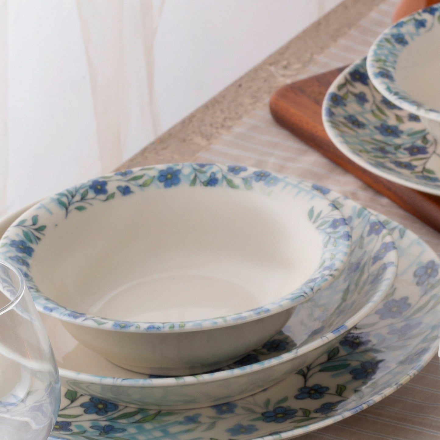 Warrda dinner set 24 porcelain plates