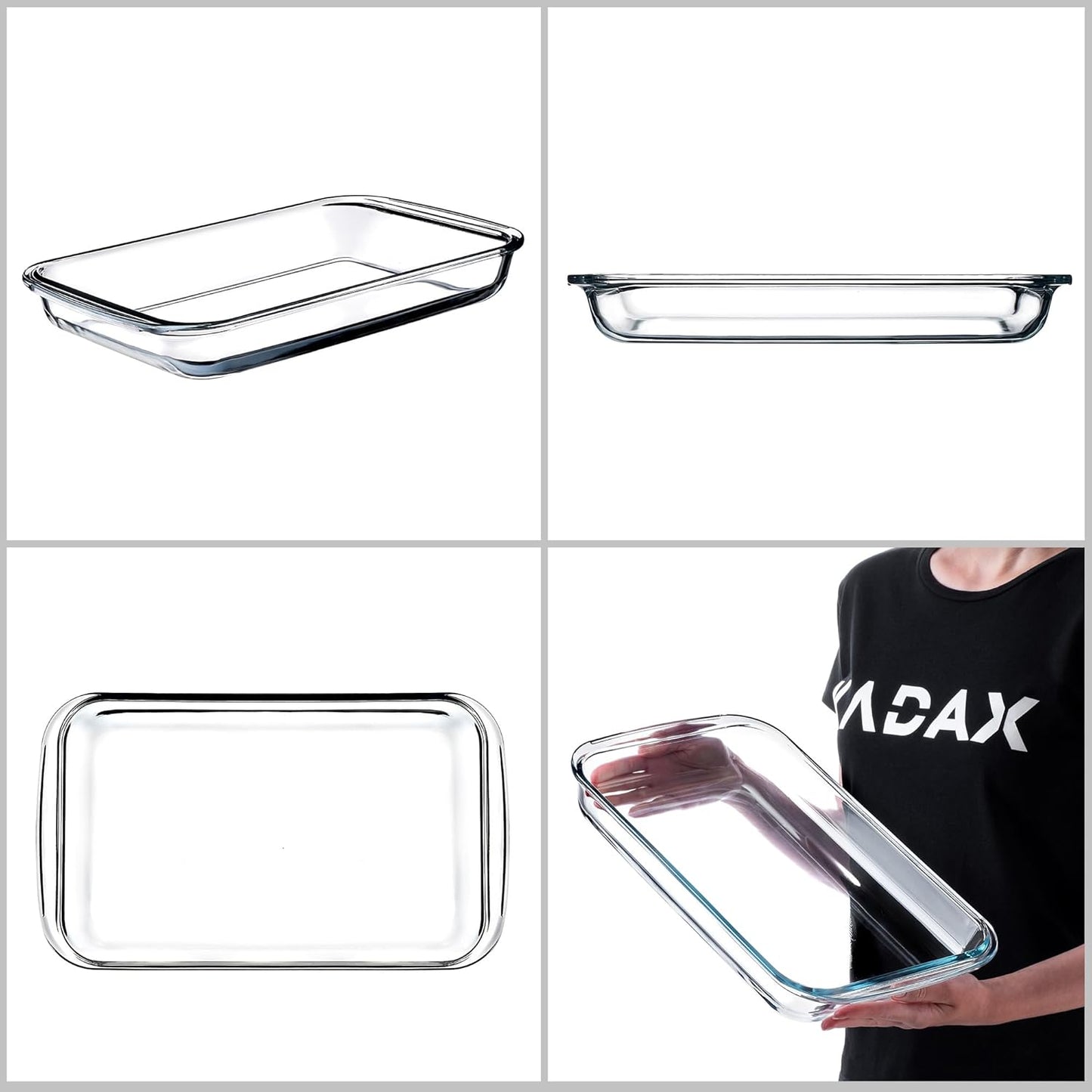 Paris 2 Rectangular Baking tray set