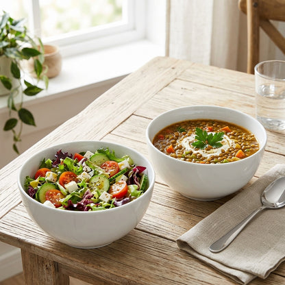 Miggo Salad Porcelain Bowl 19cm | set of two Bowls