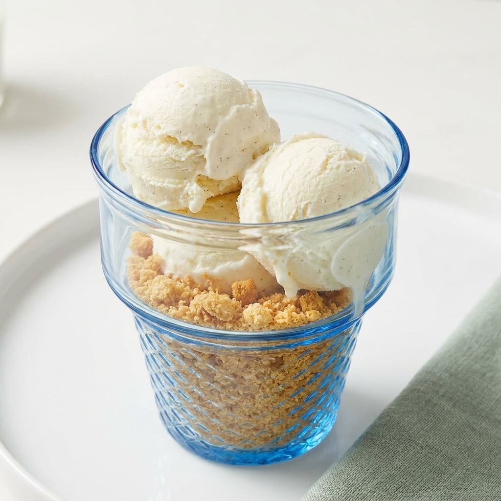 🍨 Elegant Glass Dessert Cups Set of 6 | Ice Cream, Fruit & Dessert Serving Bowls