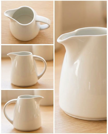 Morning Pour — 305 ml White Milk & Creamer Jug