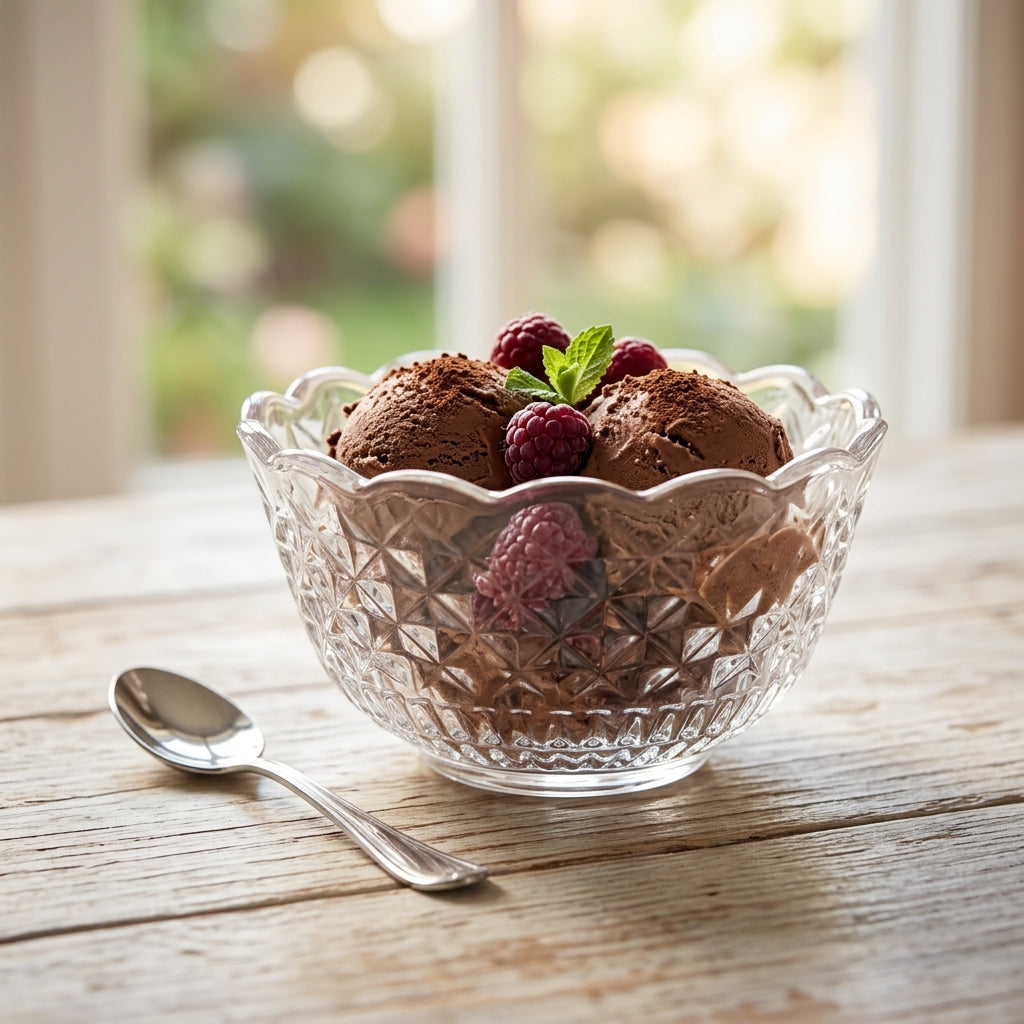 Diamond Glass Bowls Set of 6 Pieces | 11 cm bowls for everyday use