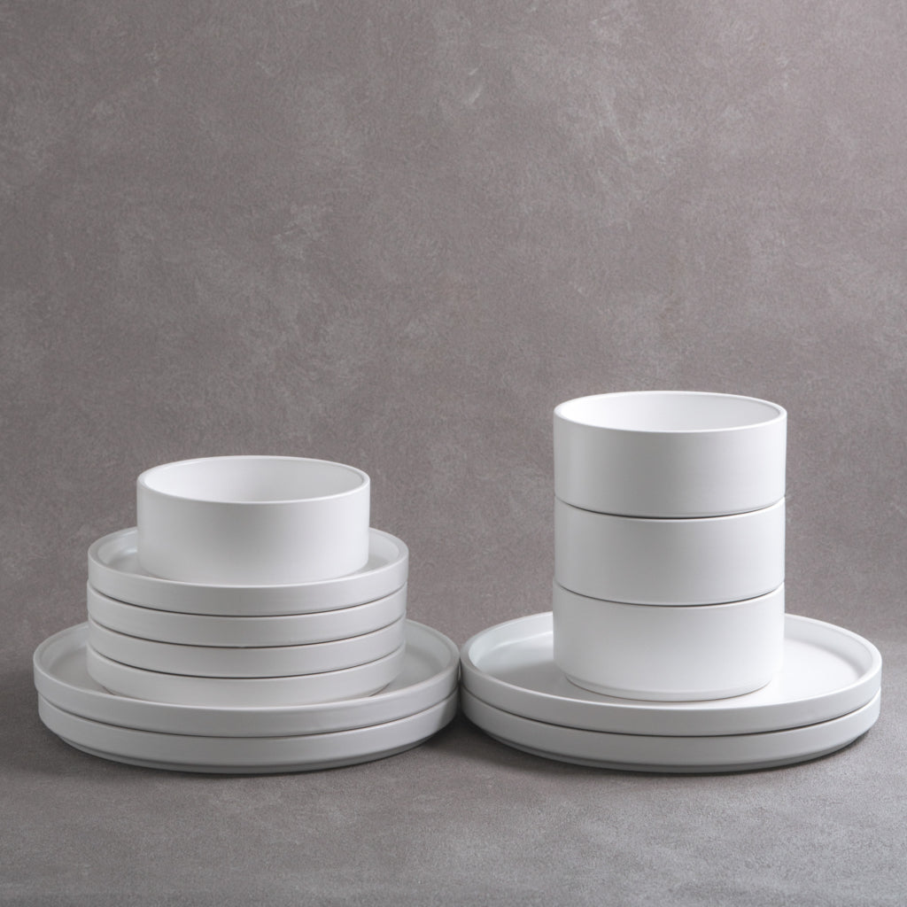Nortic 30 Plate Modern Porcelain Dinner Set